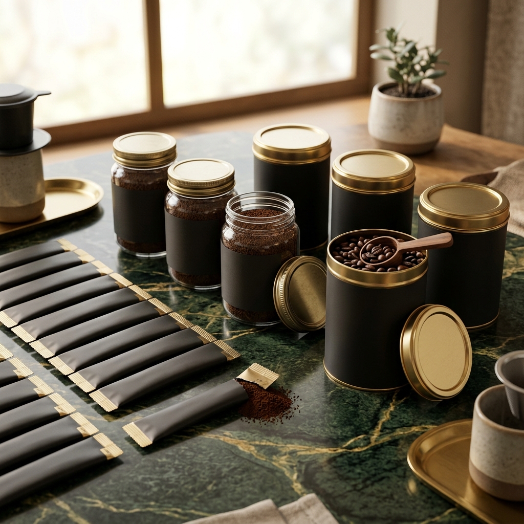Private label coffee products